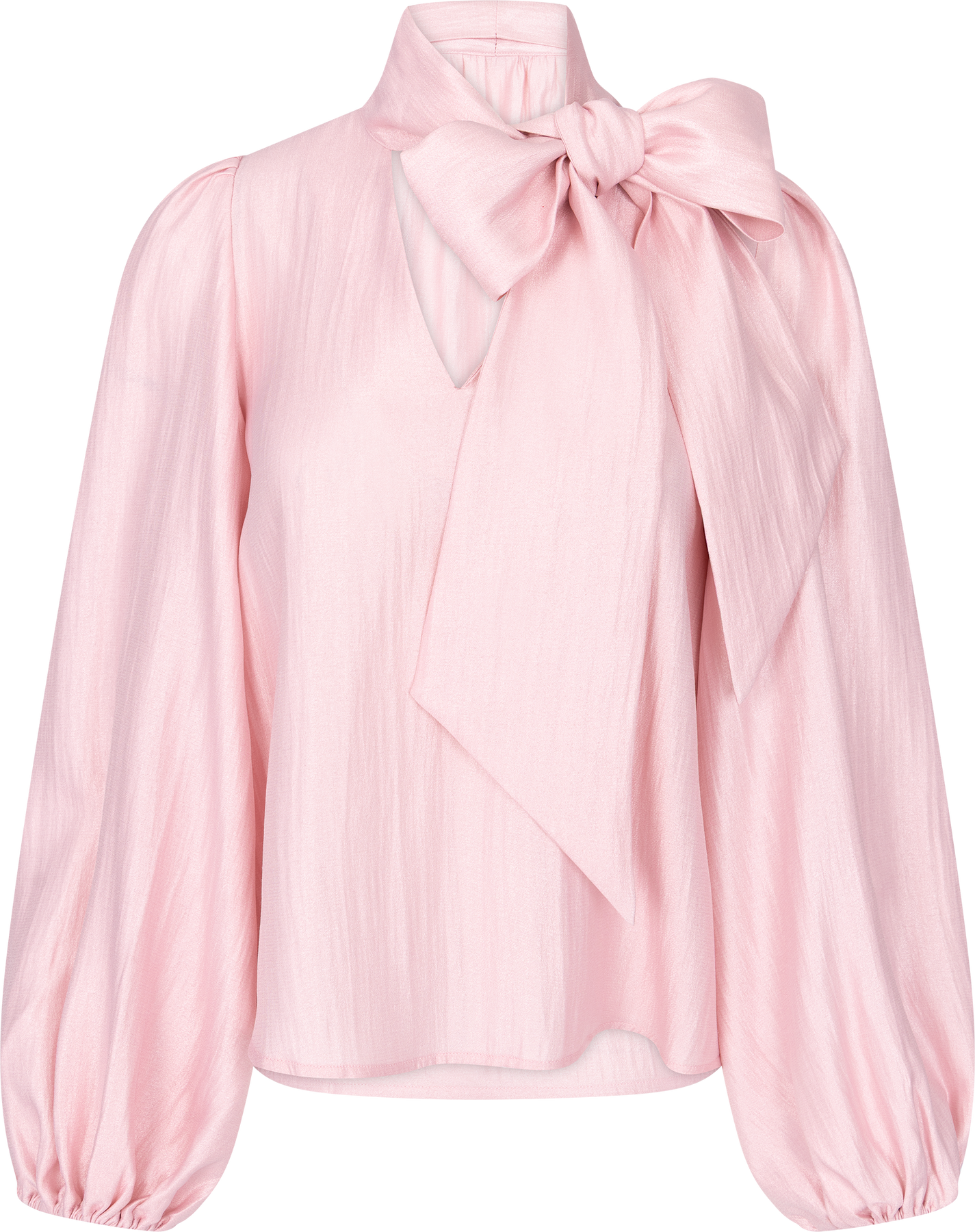 Jofrid Bow Blouse - Pink