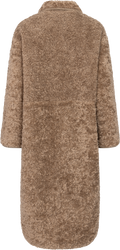 Ingrid Faux Shearling Coat - Camel