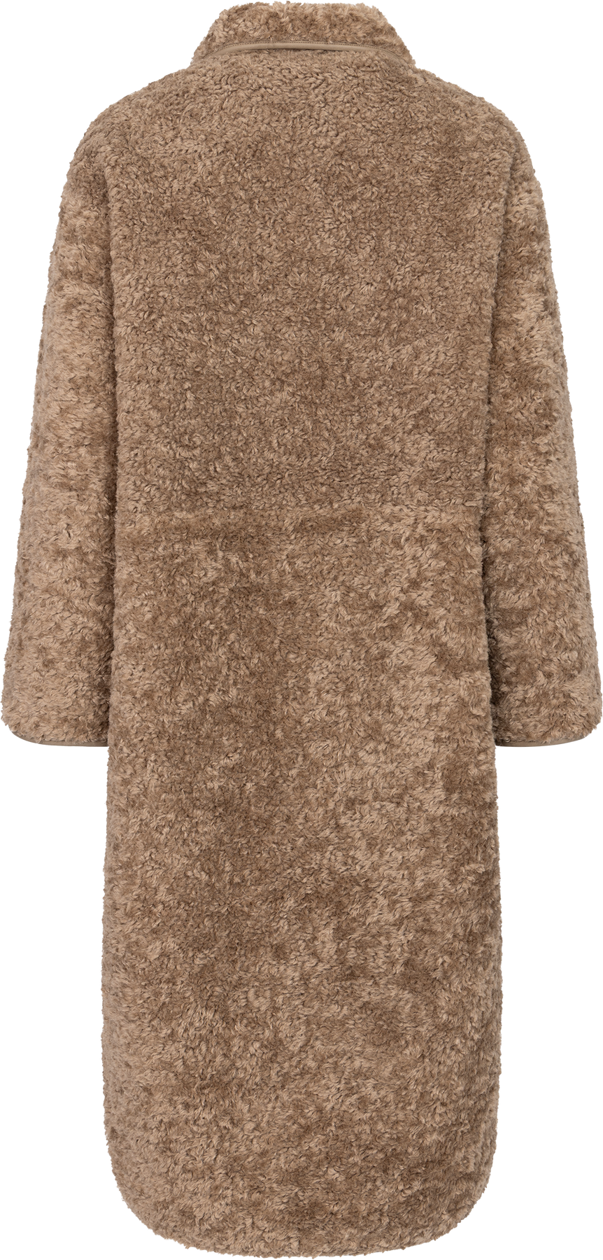 Ingrid Faux Shearling Coat - Camel