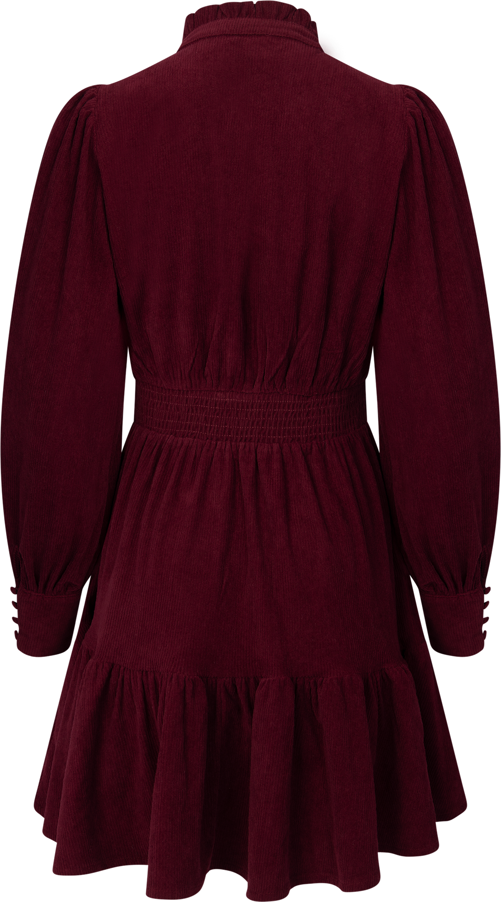 Liv Cord Solid Dress - Wine