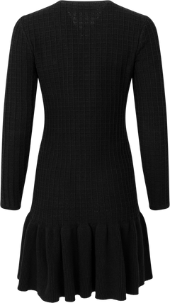Gerda Crochet Mini Dress - Black