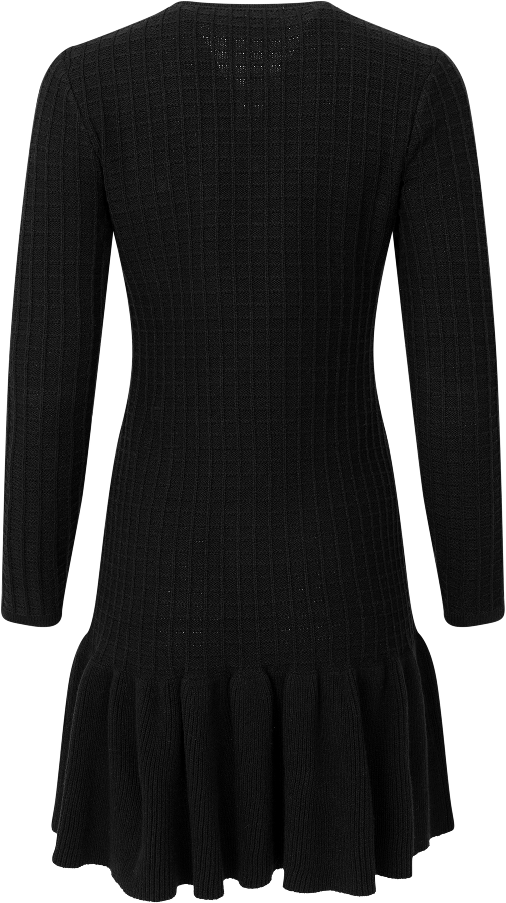 Gerda Crochet Mini Dress - Black