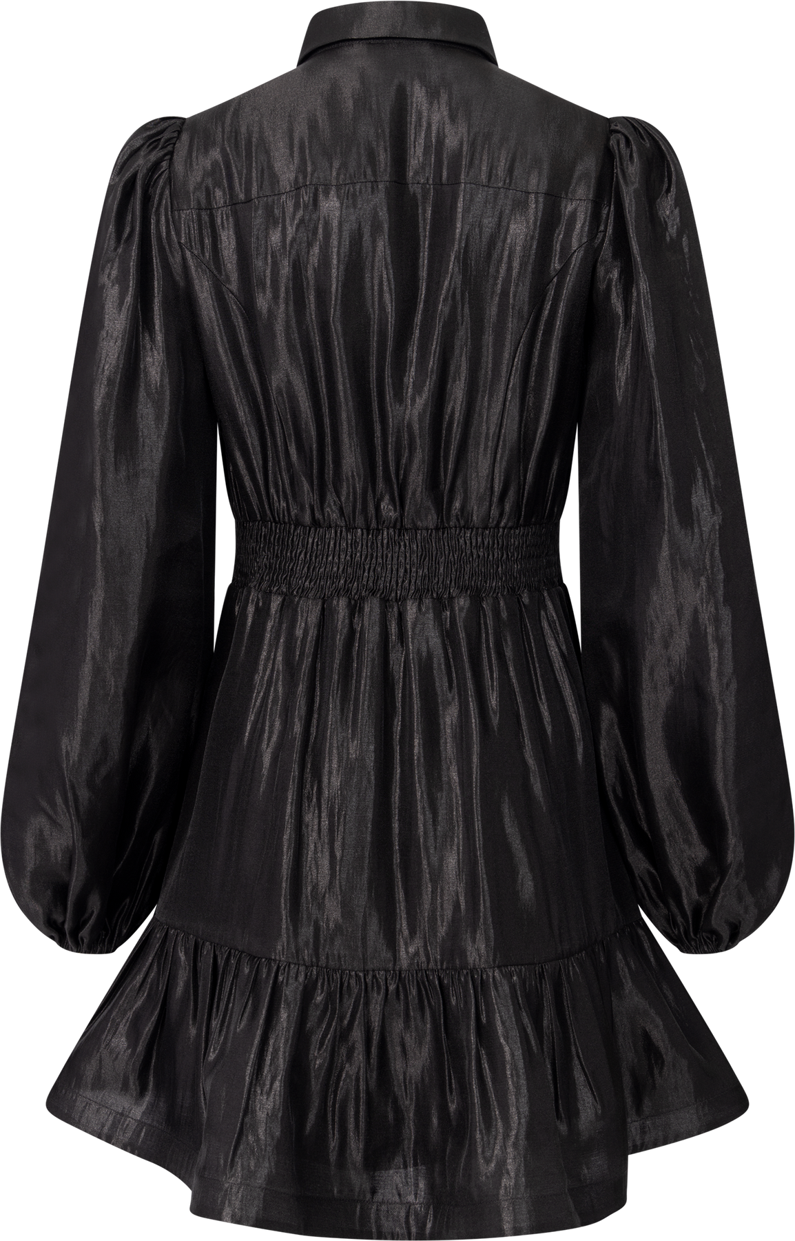 Mandy Organza Mini Dress - Black