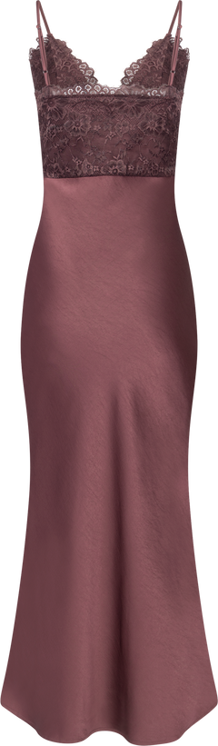 Signi Slip Satin Dress - Bordeaux
