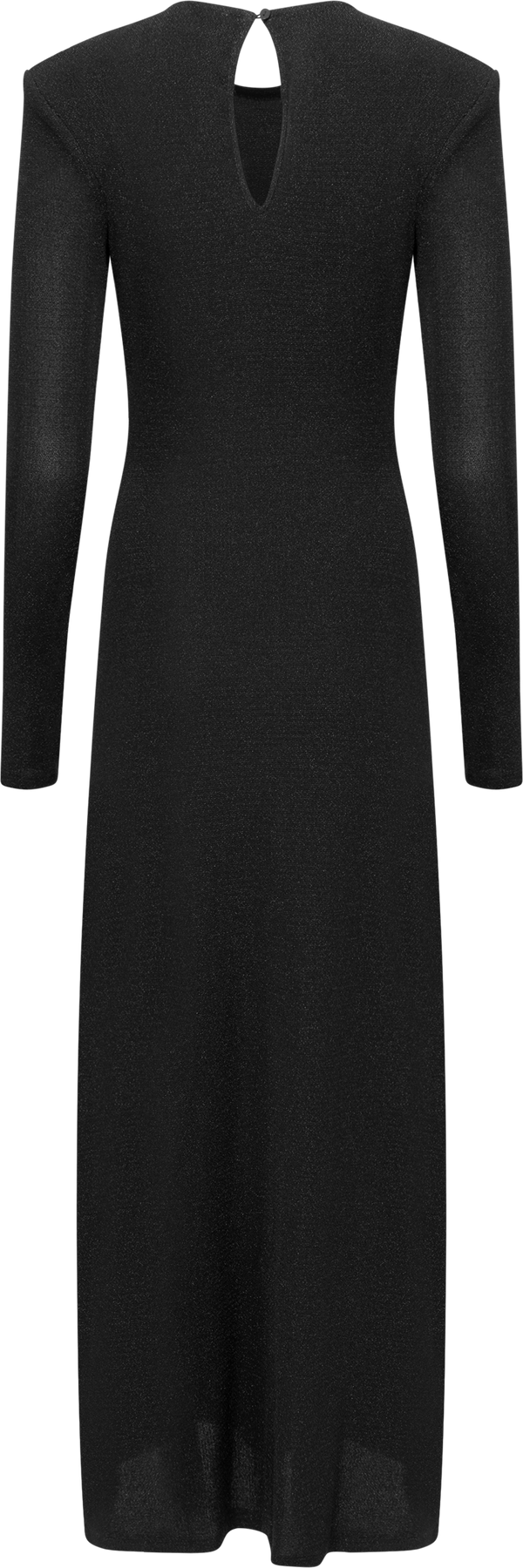 Alva Maxi Glitter Dress - Black