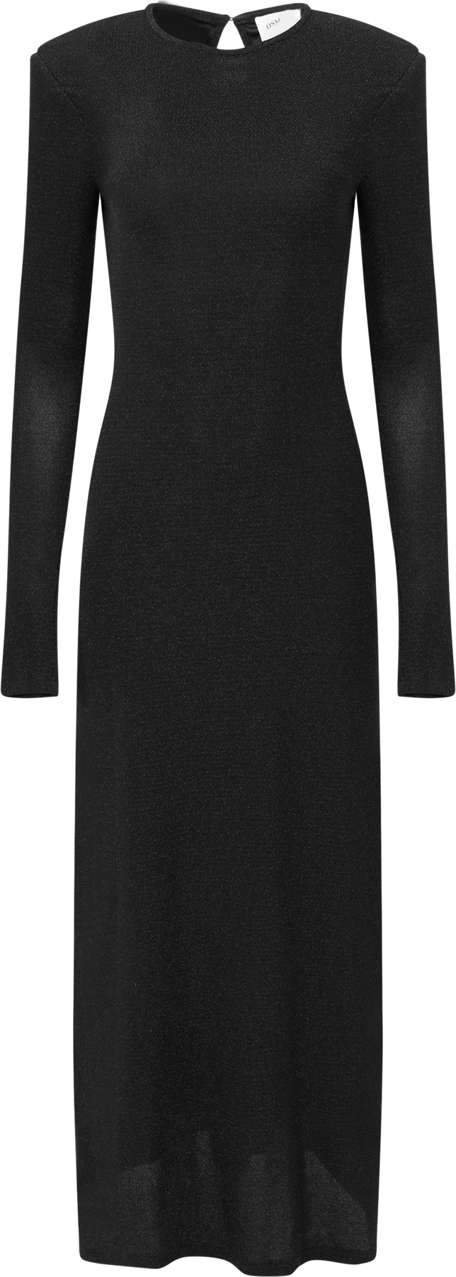 Alva Maxi Glitter Dress - Black