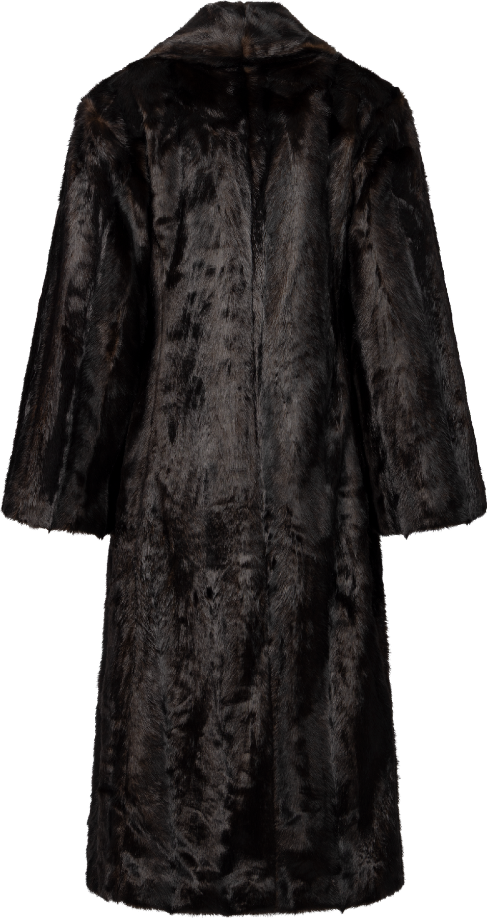 Angela Faux Fur Coat - Brown