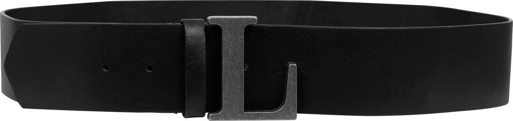 L-Belt - Black W/Silver