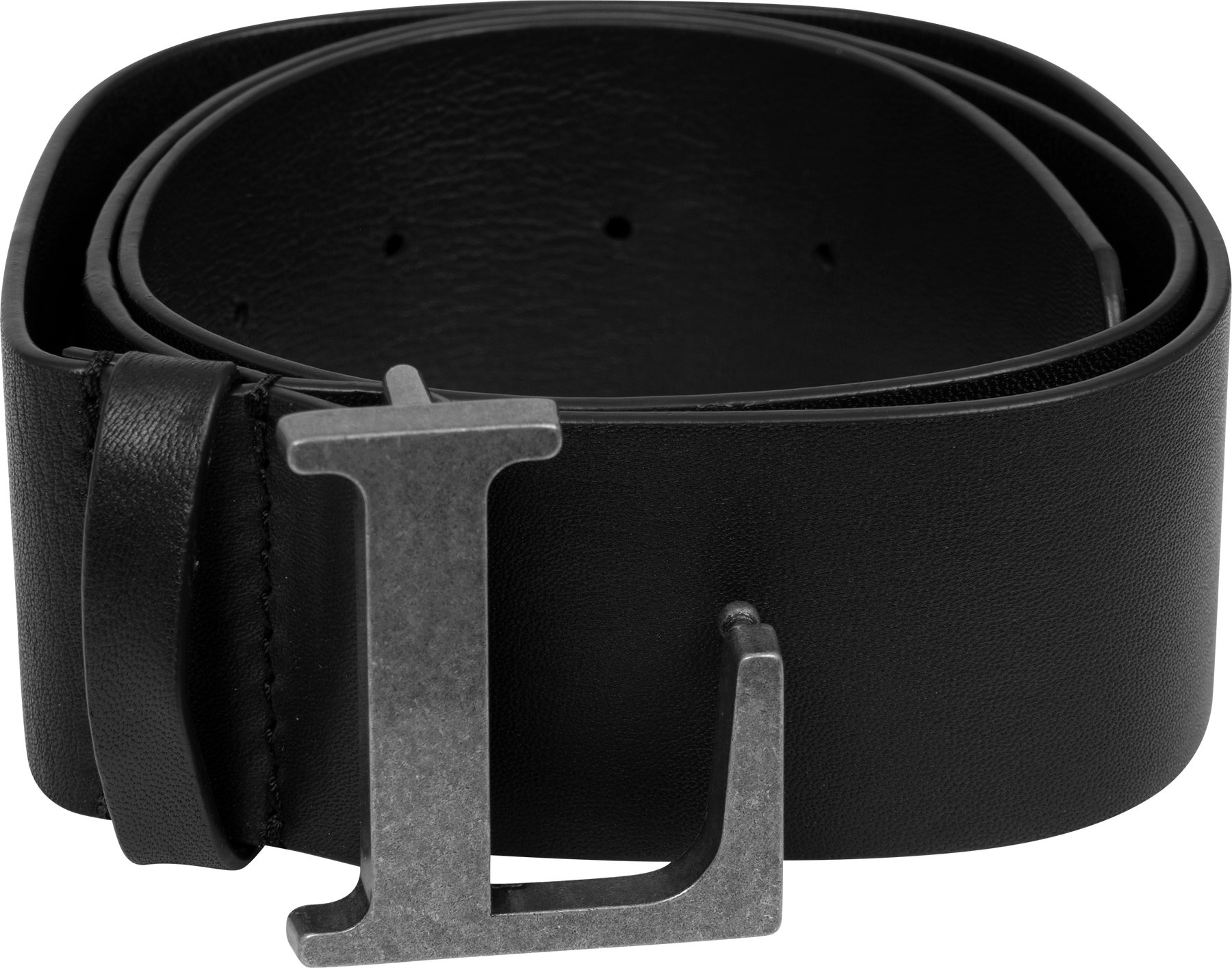 L-Belt - Black W/Silver