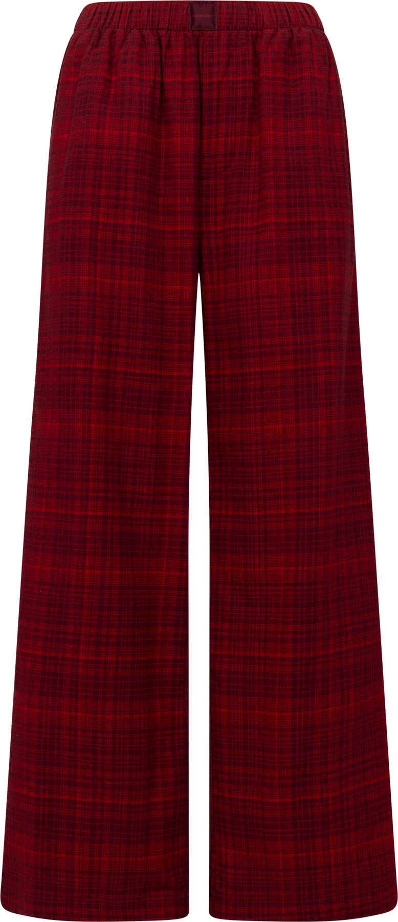 Ls Tee Flannel Pant Set - Zinfandel W Zinfandel Jotted Madras