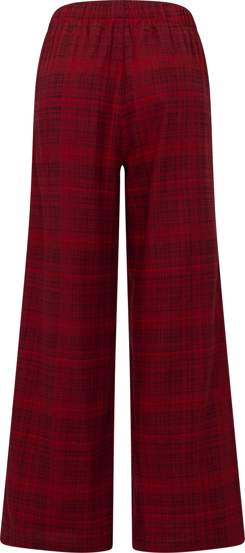 Ls Tee Flannel Pant Set - Zinfandel W Zinfandel Jotted Madras