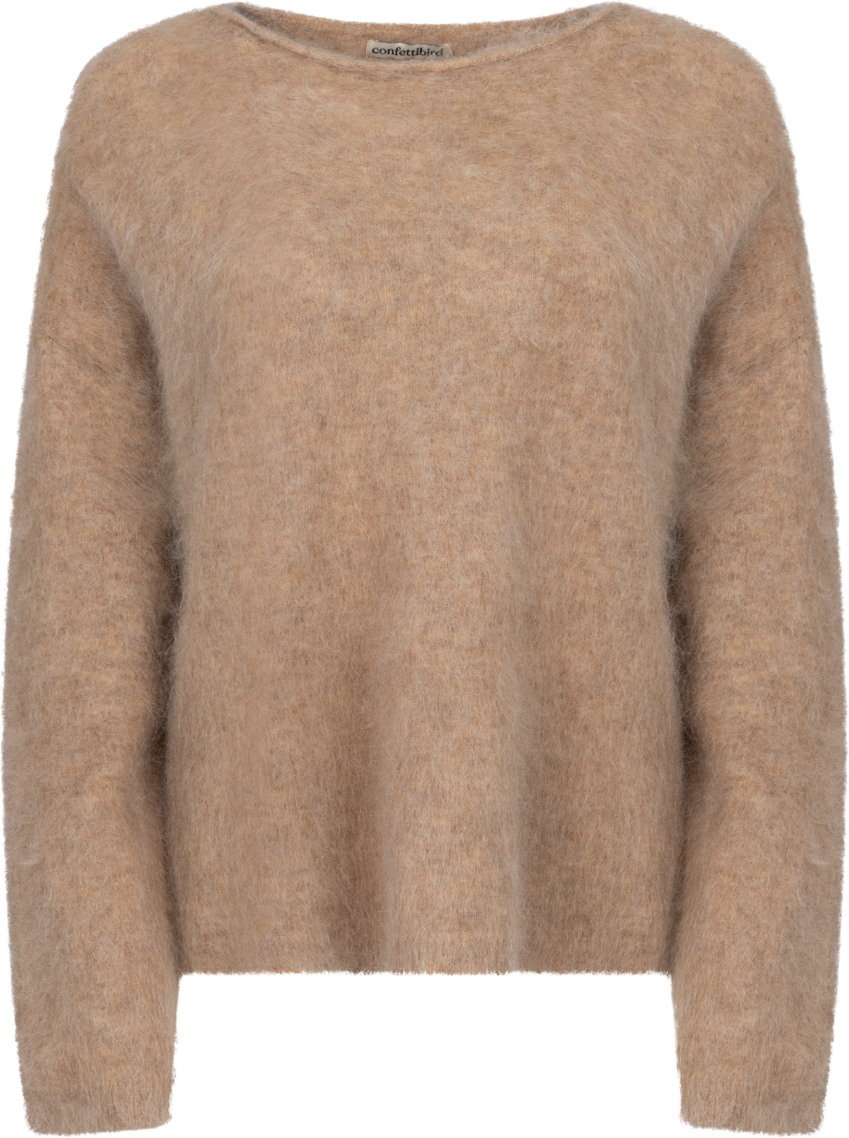 Boxy Sweater - Beige Melange