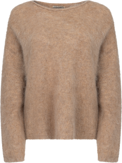 Boxy Sweater - Beige Melange
