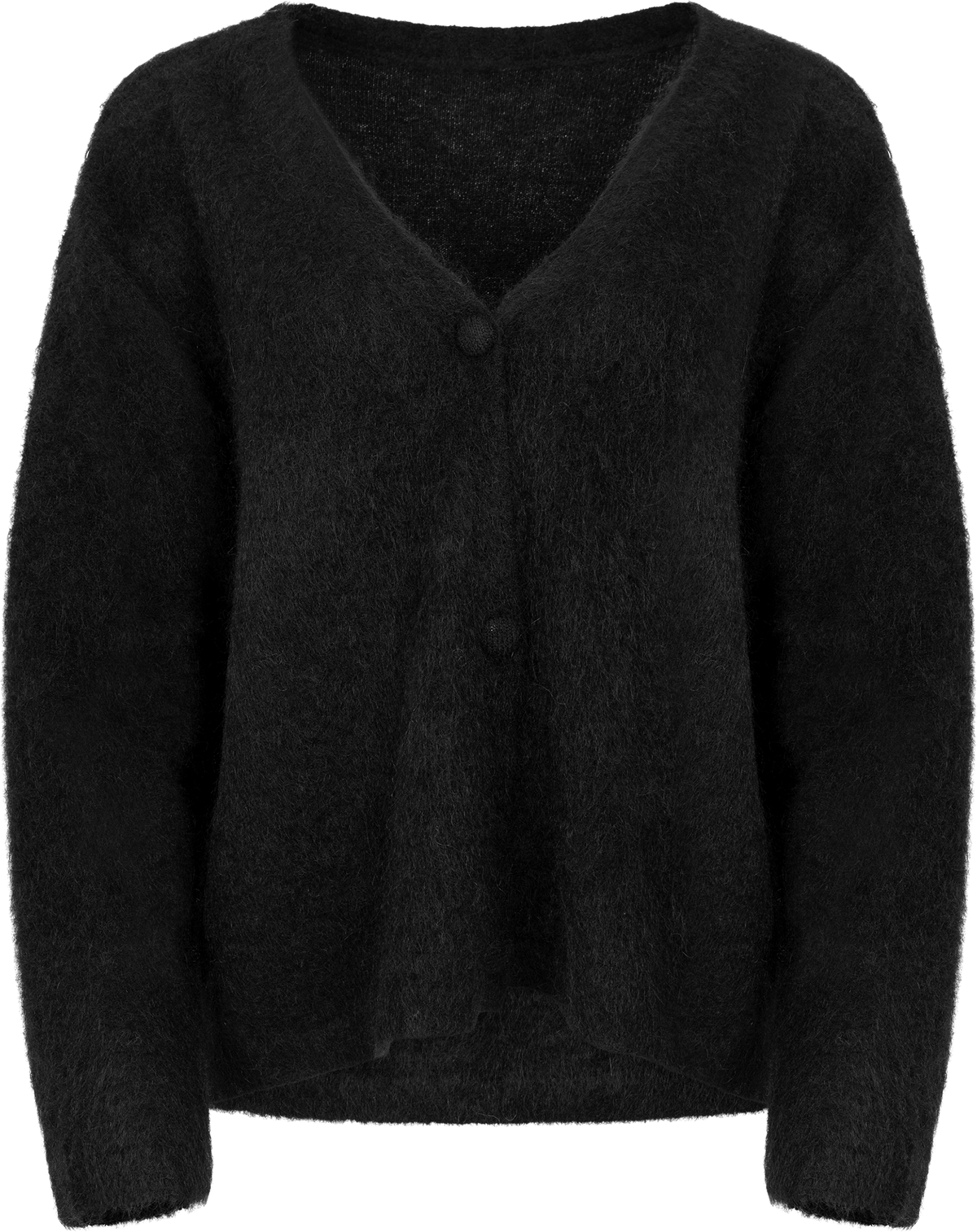 Boxy Cardi Sweater - Black