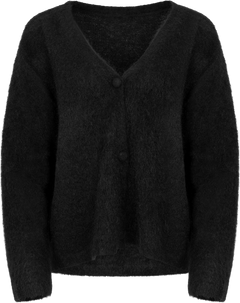 Boxy Cardi Sweater - Black