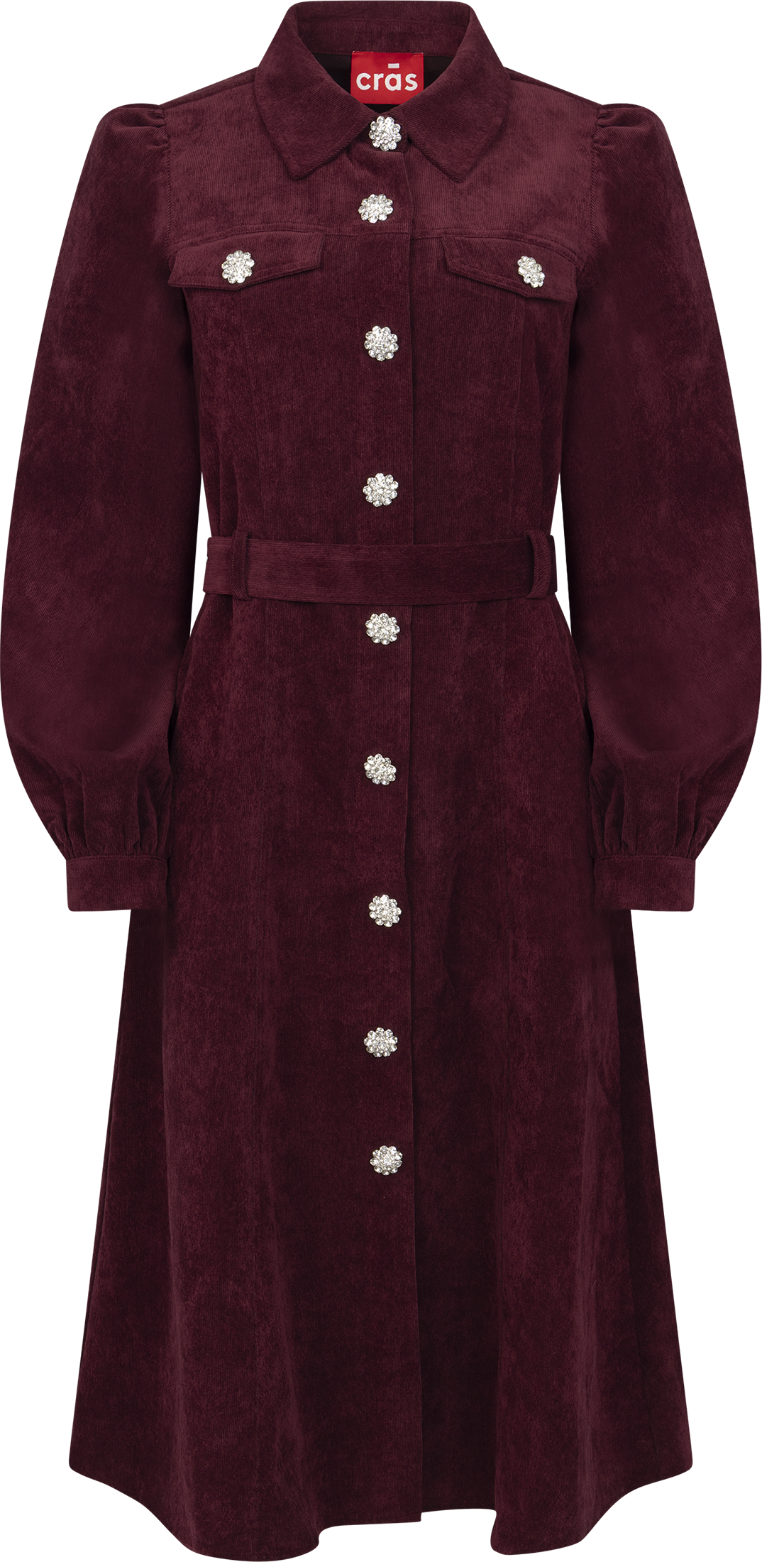Celine Dress - Cabernet