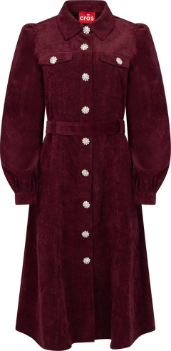 Celine Dress - Cabernet
