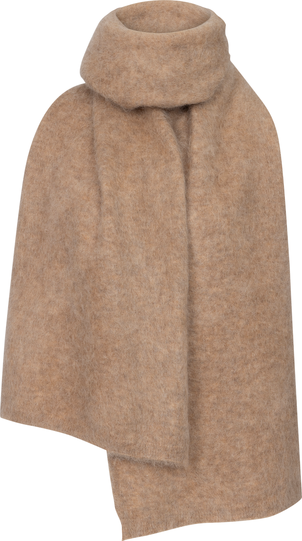 Boxy Scarf - Beige Melange