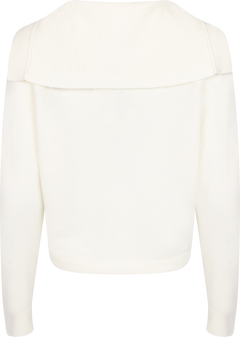 Selina Captain Wool Cardigan - Off White