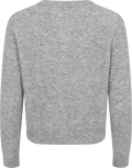 Mina Wool Cardigan - Light Grey Melange