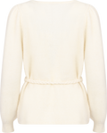 Marion Mohair Belt Cardigan - Off White