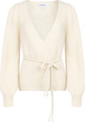 Marion Mohair Belt Cardigan - Off White