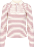 Livaic Polo - Lavender Stripes