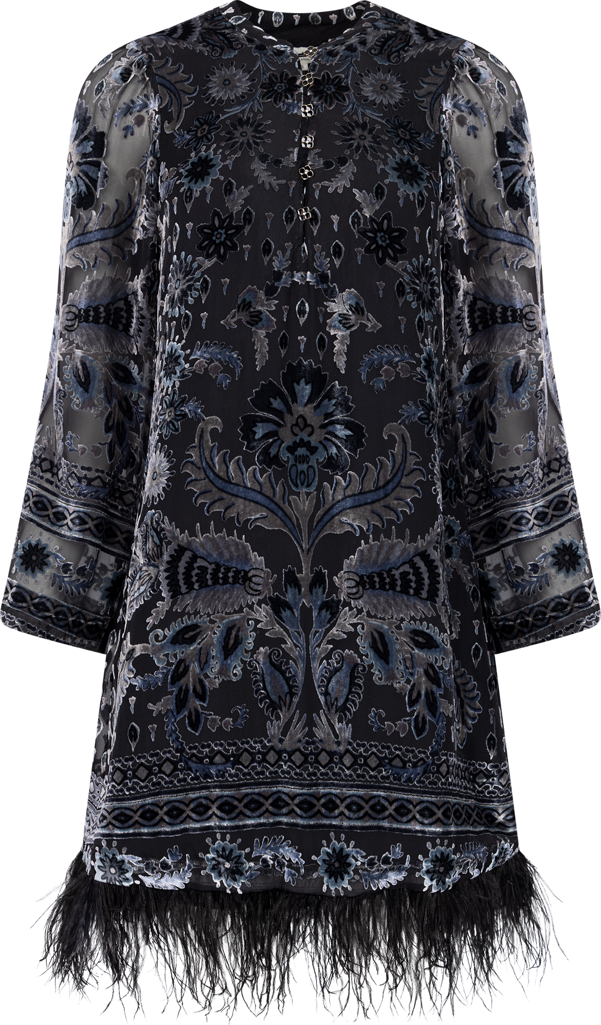 Deborah Dress Silk Blend - Black