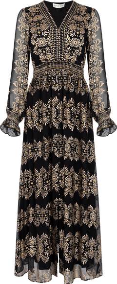 Birdie Dress Silk Blend - Black