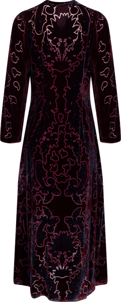 Emberlynn Dress Silk Blend - Wine