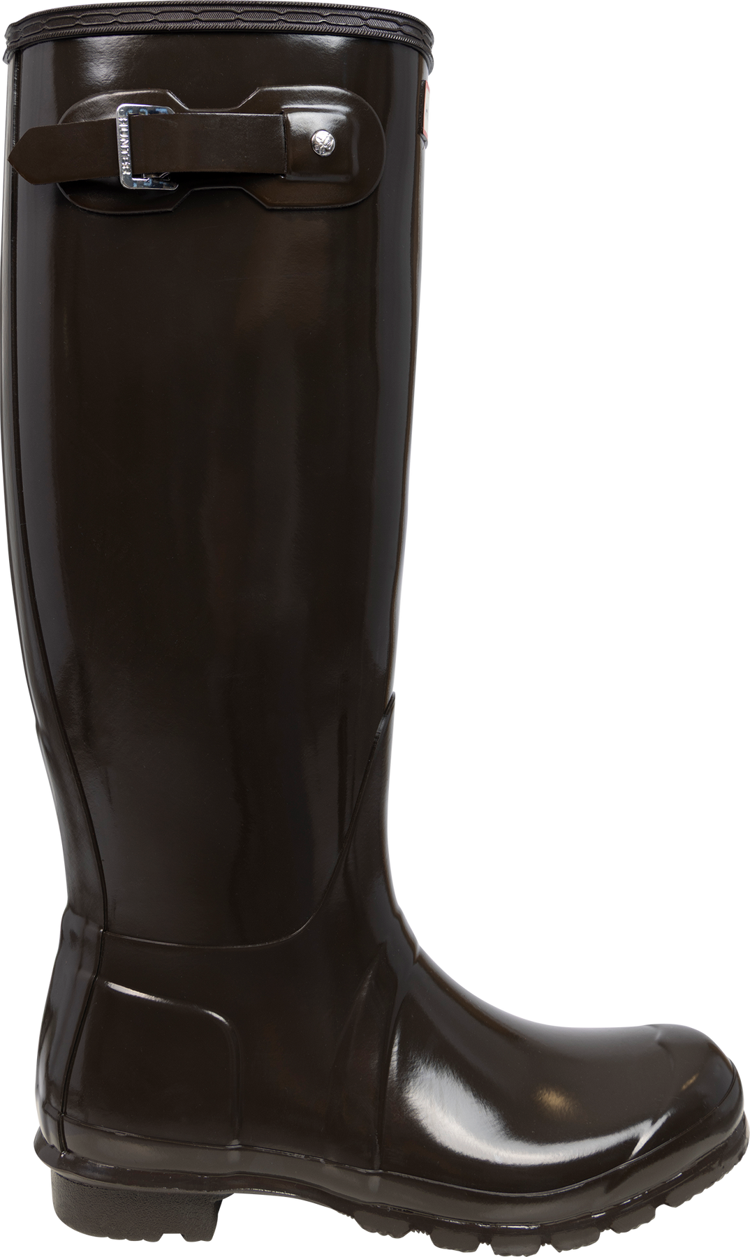 Womens Original Tall Gloss Boot - Chocolate Brown