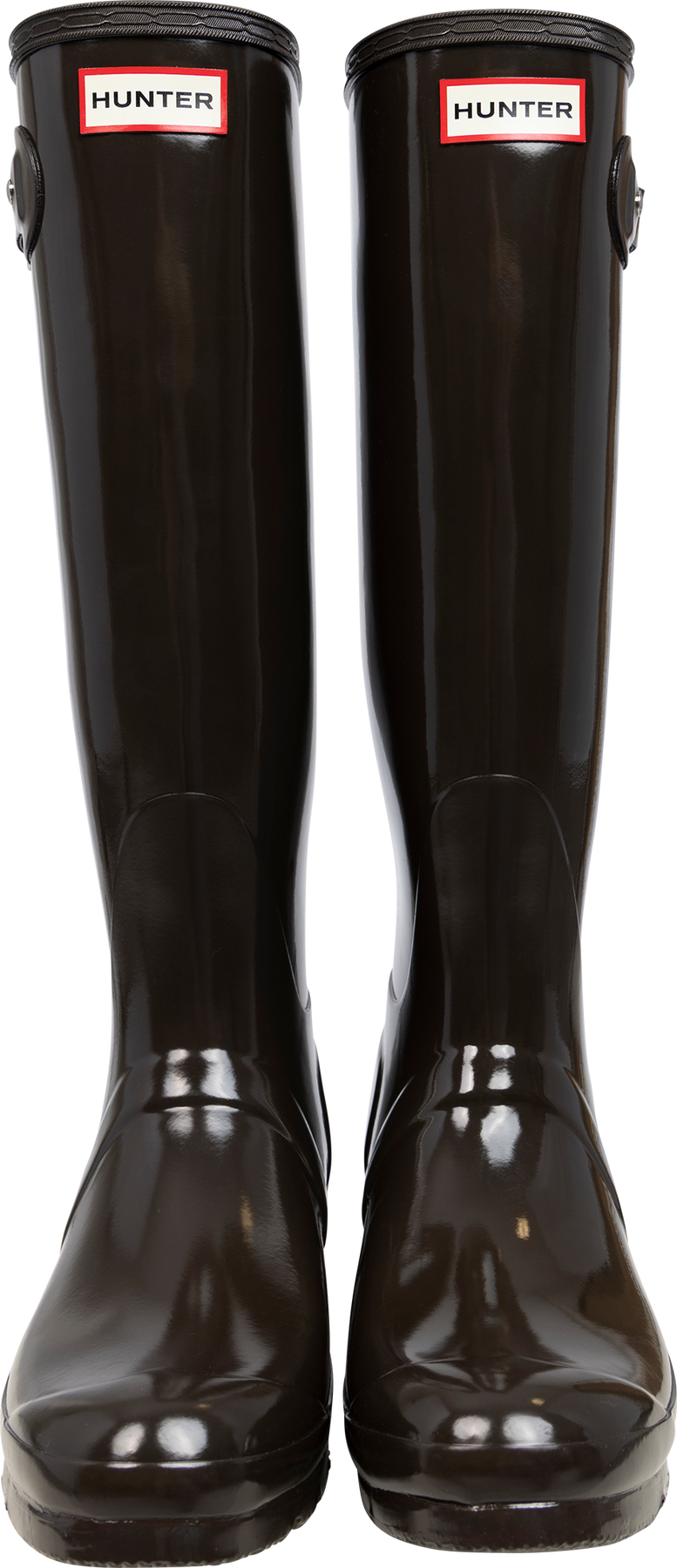 Womens Original Tall Gloss Boot - Chocolate Brown