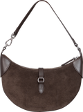 Polo Id Suede Mini Shoulder Bag - Chocolate