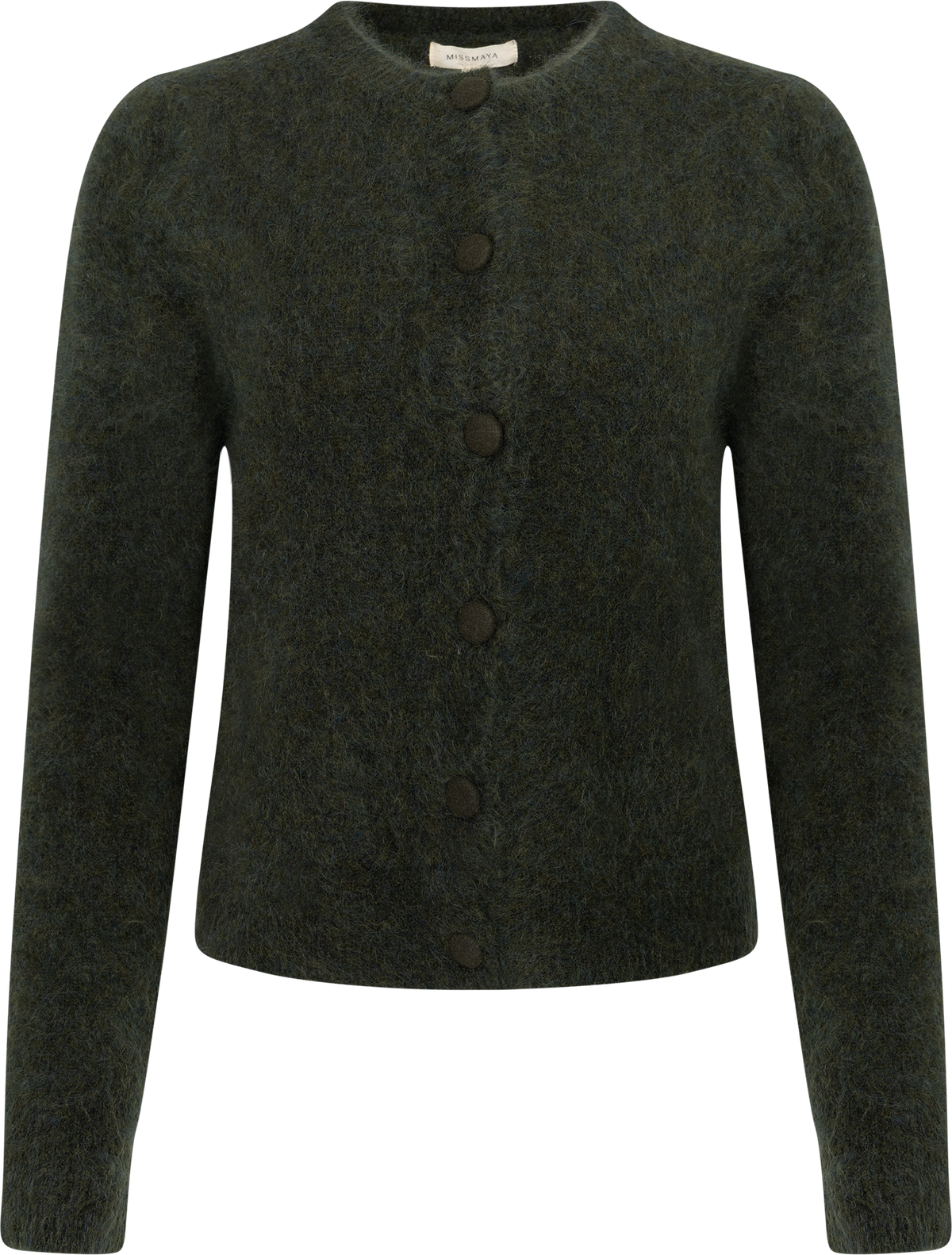 Ulla Mohair Cardigan - Harvest Green
