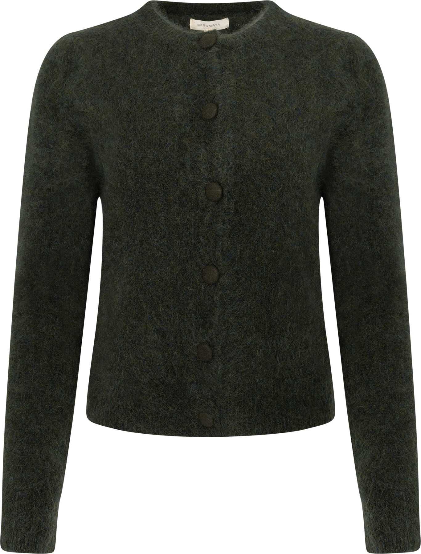 Ulla Mohair Cardigan - Harvest Green