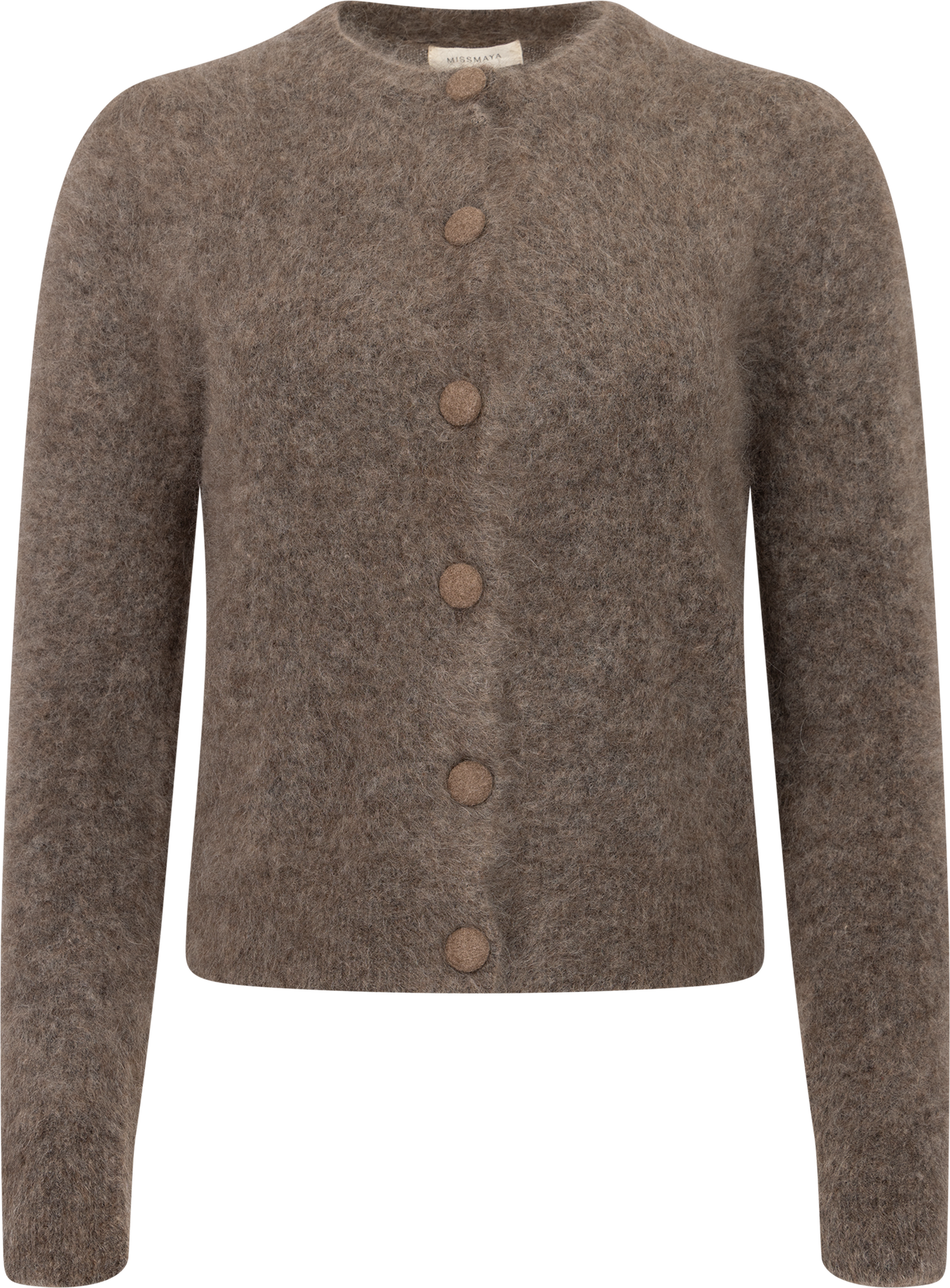 Ulla Mohair Cardigan - Taupe
