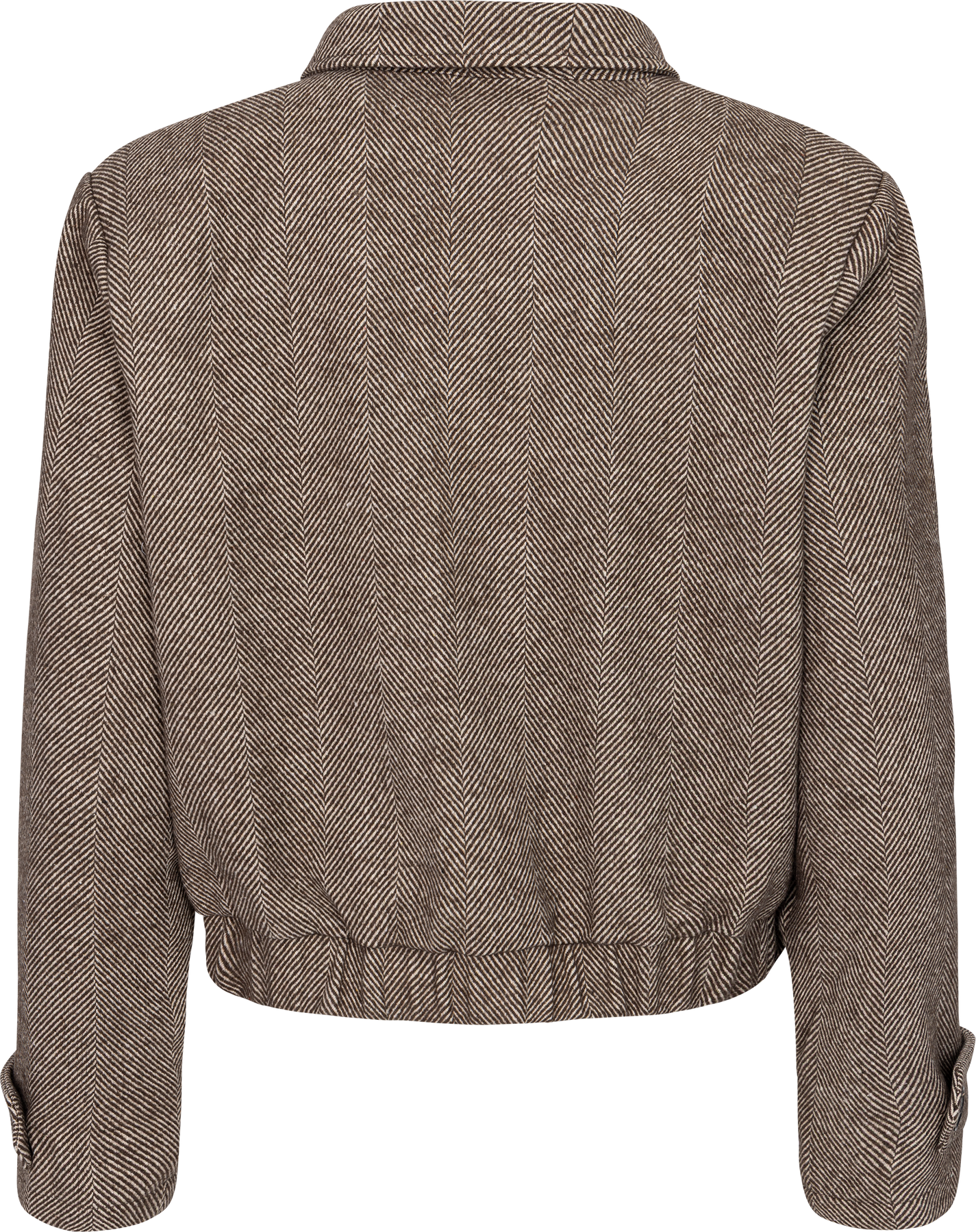 Miaic Short Jacket - Brown Stripes