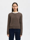 Thea Ls Knit Merino Cardigan - Delicioso