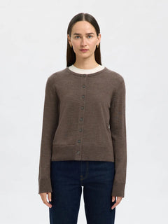 Thea Ls Knit Merino Cardigan - Delicioso