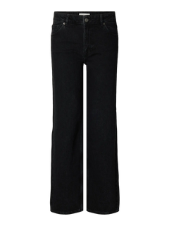 Wide Bea-Kori HW Jeans - Black Denim