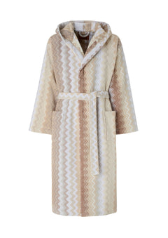 Giacomo Hooded Bathrobe - Natural