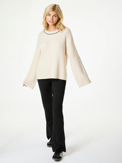 Latte Knit Blouse - Ivory