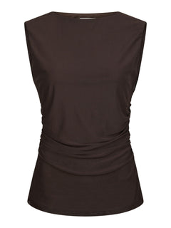 Liblana Mesh Top - Dark Brown