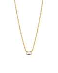 Emerlald Chain Necklace - Gold