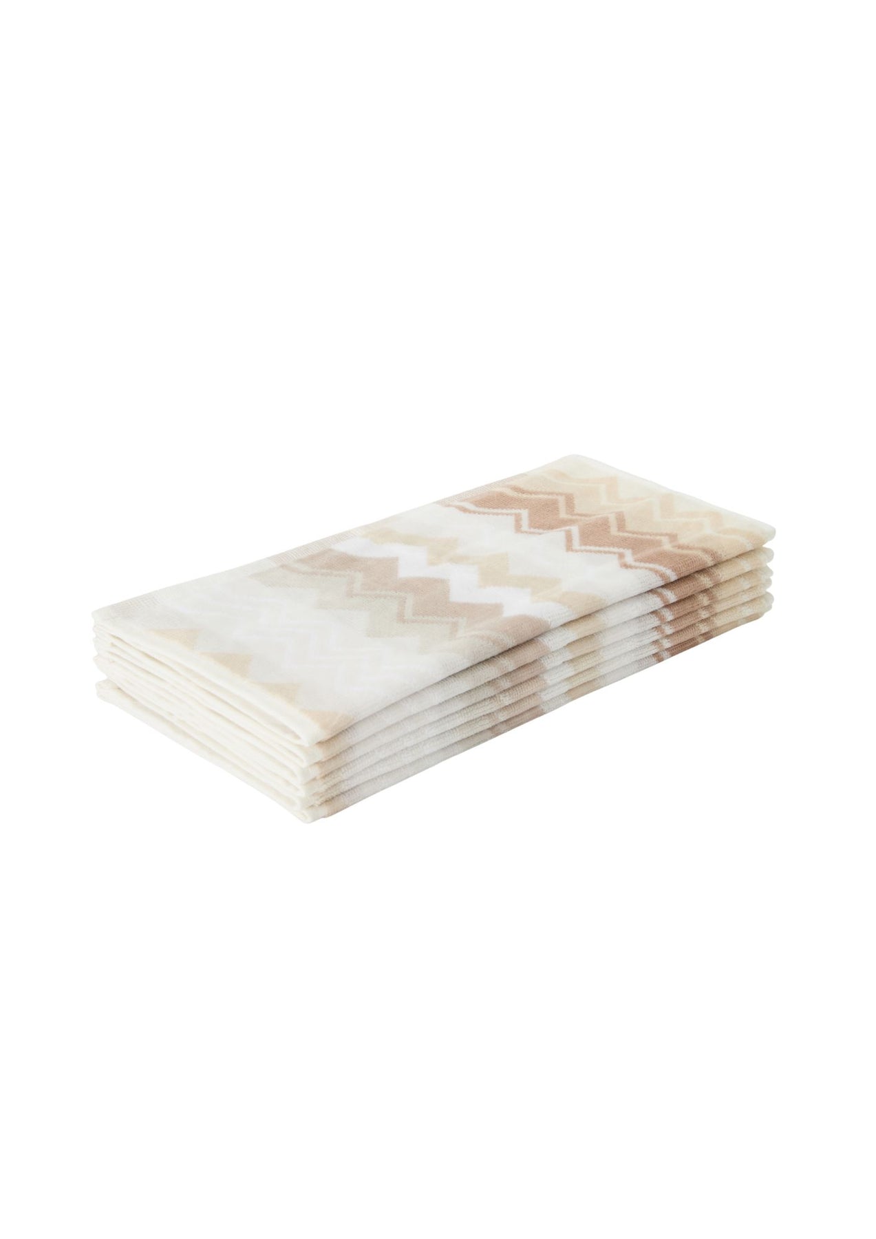 Giacomo Face Towel 6Pcs - Natural