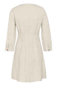 SolinaIW Fitted Dress - Haze Melange