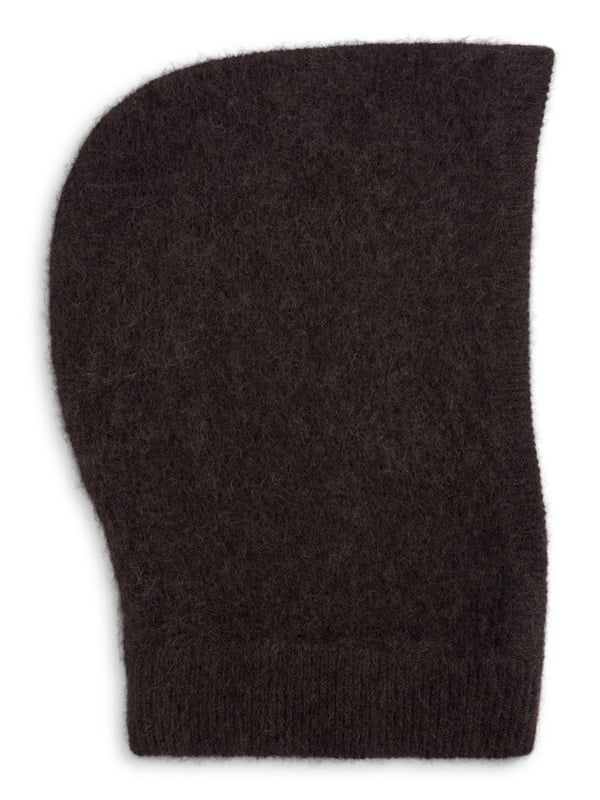 Kajsa Chunky Balaclava - Dark Brown