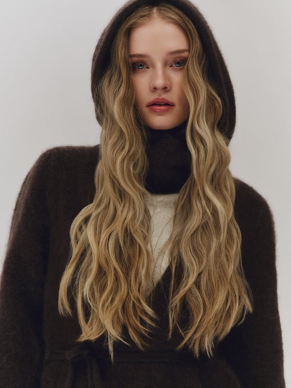 Kajsa Chunky Balaclava - Dark Brown