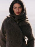 Kajsa Chunky Balaclava - Dark Brown