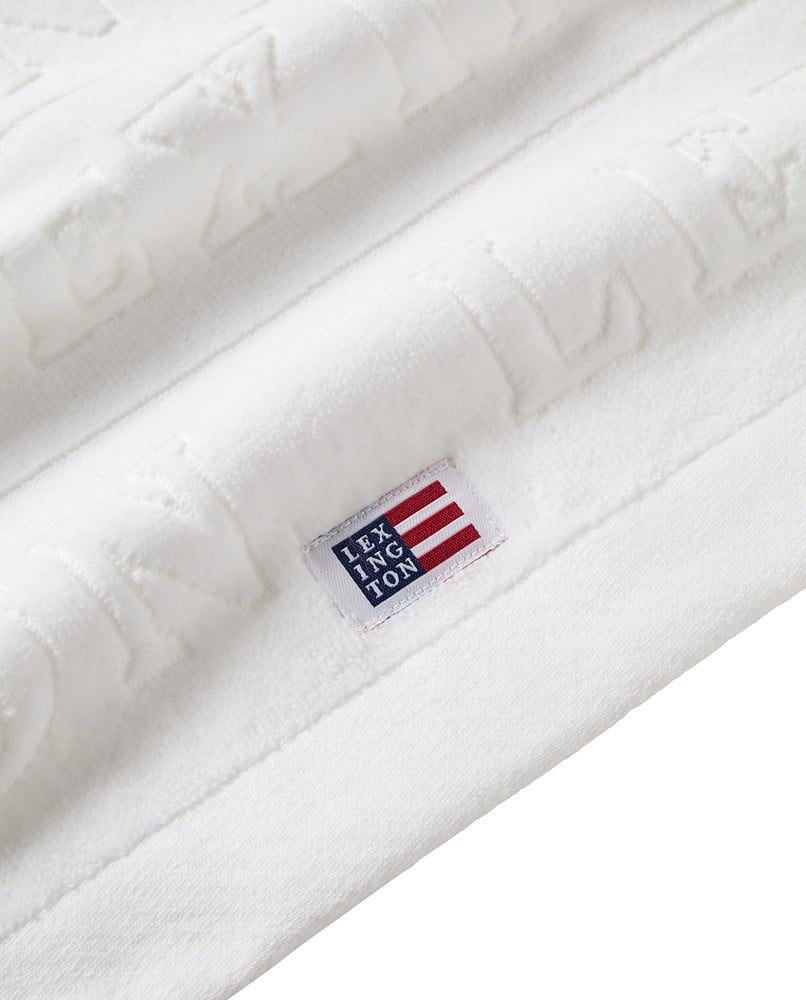 Velour Logo Towel Set 50X70 - White